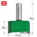 TREND C033VX1/2TC TWO FLUTE 47.6MM DIA X 25MM CUT