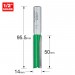 TREND C023CX1/2TC TWO FLUTE 14MM DIA X 50MM CUT