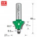 TREND C266X1/2TC B/GUIDED GLAZING BAR 17MM RAD