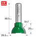 TREND C271X1/2TC SASH BAR OVOLO JOINT 17MM RAD