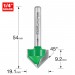 TREND C044AX1/4TC CHAMFER V GROOVE A=45
