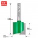 TREND C032AX1/4TC TWO FLUTE 22MM DIA X 19MM CUT