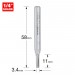 TREND C001FX1/4TC TWO FLUTE 3.4MM DIA X 11MM CUT
