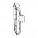 TREND WP-T7/037 LEFT HANDLE COVER