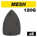 TREND AB/DET/120M MESH DETAIL SAND SHEET 102 X 152MM 5 PC