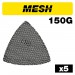 TREND AB/OSC/150M MESH DELTA SHEET SAND DISC 5PC 93MM 150G
