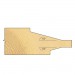 TREND C170X1/2TC B/GUIDED BEVEL PANEL RAISER 15 DEG