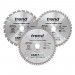 TREND CSB/165/3PK/B WOOD SAWBLADE 165X20X24/40/52T,3PK