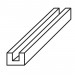 TREND WP-WRT/62 TABLE TOP BACK FENCE EXTRUSION