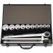 Metric Socket Set, 3/4\" Sq. Dr. (13 Piece)