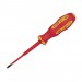 XP1000 VDE Slimline Plain Slot Screwdriver, 4.0 x 100mm