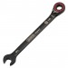 Draper Expert HI-TORQ  Metric Reversible Ratchet Combination Spanner, 9mm, Black