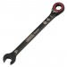 Draper Expert HI-TORQ  Metric Reversible Ratchet Combination Spanner, 10mm, Black