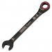 Draper Expert HI-TORQ  Metric Reversible Ratchet Combination Spanner, 14mm, Black