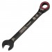 Draper Expert HI-TORQ  Metric Reversible Ratchet Combination Spanner, 15mm, Black