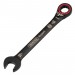 Draper Expert HI-TORQ  Metric Reversible Ratchet Combination Spanner, 18mm, Black