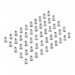 Zinc Plated Threaded Insert Rivet Nuts, M4 x 0.7mm (Pack of 50)