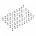 Zinc Plated Threaded Insert Rivet Nuts, M6 x 1.0mm (Pack of 50)