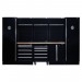 BUNKER 16 Piece Modular Storage Combo with Hardwood Worktop, 3240mm