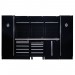BUNKER 16 Piece Modular Storage Combo with Stainless Steel Worktop, 3240mm