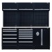 BUNKER 14 Piece Modular Storage Combo with Stainless Steel Worktop 2040mm