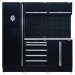 BUNKER 11 Piece Modular Storage Combo with Stainless Steel Worktop, 1960mm