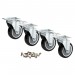 BUNKER 4 Piece Castor Wheel Set