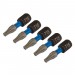 Draper Expert TX-STAR Impact Screwdriver Bits, T15 x 25mm, 1/4\" Hex (Pack of 5)