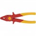 KNIPEX 98 62 01 Plastic Flat Nose Pliers insulating with soft plastic zone for better grip plastic, 180mm