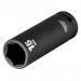 Draper Expert HI-TORQ 6 Point Deep Impact Socket, 3/8\" Sq. Dr., 15mm