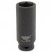 Draper Expert HI-TORQ 6 Point Deep Impact Socket, 3/8\" Sq. Dr., 18mm