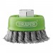 Stainless-Steel Twist-Knot Wire Cup Brush, 75mm, M14