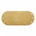 Gold Sanding Discs with Hook & Loop, 150mm, 180 Grit, 15 Dust Extraction Holes (Pack of 10)