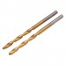 HSS Titanium Nitride Coated Drill Bit, 3.5mm x 70mm (Pack of 2)