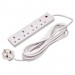Four Socket Extension Lead with Neon Indicator, 5m