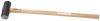 Sledge Hammer with Hickory Shaft, 4.5kg/10lb
