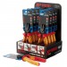 XP1000 Counter Top Display of VDE 180mm 4-in-1 Tethered Combination Cutters (10 Piece)