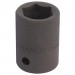 Draper Expert HI-TORQ Impact Socket, 1/2\" Sq. Dr., 18mm