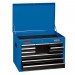 Tool Chest, 10 Drawer, 26\", Blue