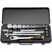 Metric Socket Set, 1/2\" Sq. Dr. (19 Piece)