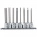 Long Metric Hex. Socket Bit Set, 3/8\" Sq. Dr., 100mm (8 Piece)