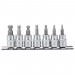 Ball-end Hex. Socket Bit Set, 3/8\" Sq. Dr., 48mm (7 Piece)