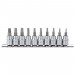 Draper TX-STAR Security Socket Bit Set, 3/8\" Sq. Dr., 48mm (10 Piece)