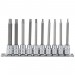 Draper TX-STAR Security Socket Bit Set, 3/8\" Sq. Dr. (10 Piece)