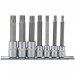 Ribe Socket Bit Set, 3/8\" & 1/2\" Sq. Dr. (7 Piece)