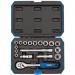 Metric Socket Set, 3/8\" Sq. Dr. (18 Piece)