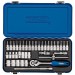Metric Socket Set in Metal Case, 1/4\" Sq. Dr. (38 Piece)