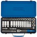 Metric Socket Set, 3/8\" Sq. Dr. (37 Piece)