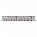 Socket Set on Metal Rail, 1/2\" Sq. Dr. (12 Piece)