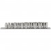 Imperial Socket Set on a Metal Rail, 3/8\" Sq. Dr. (11 Piece)